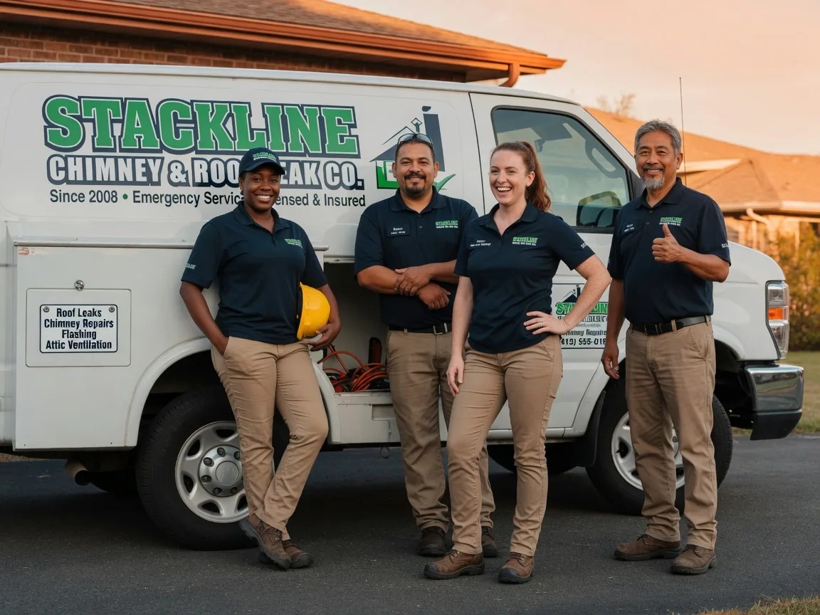 Chimney flashing repair company in Meraux, LA